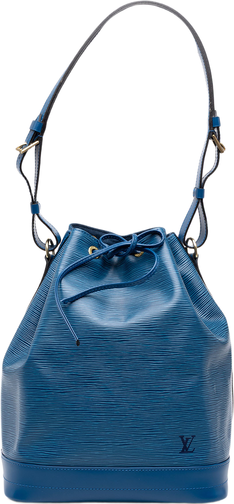 Louis Vuitton Epi Noe Gm, från Luxclusif, i färgen blå.