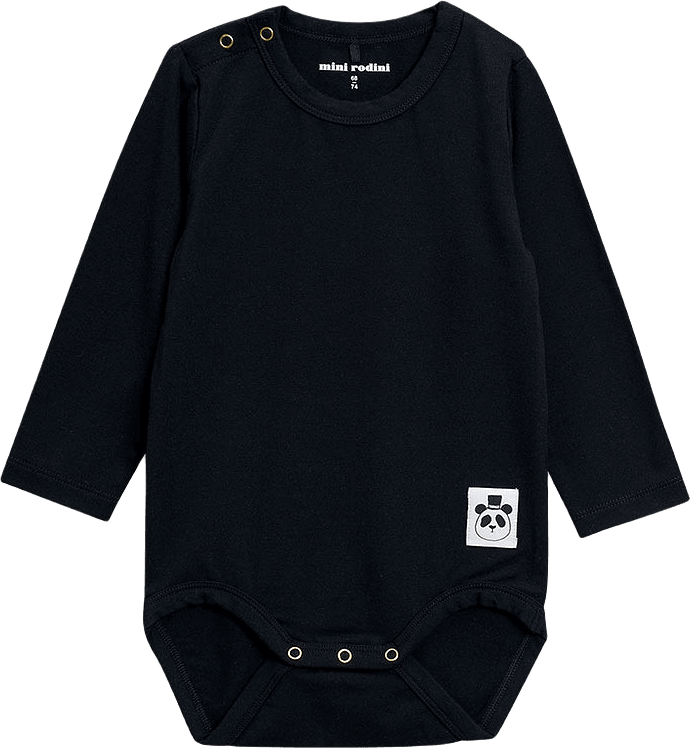 Basic Ls Body, från Mini Rodini, i färgen Black.