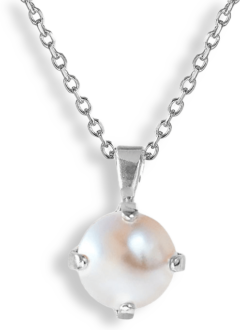 Classic Petite Necklace Pearl