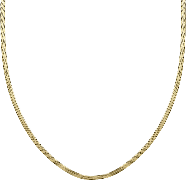 Chain Snake Short Gold Chain, från Edblad, i färgen Gold.