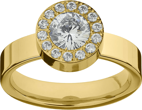 Thassos Ring, från Edblad, i färgen Gold.