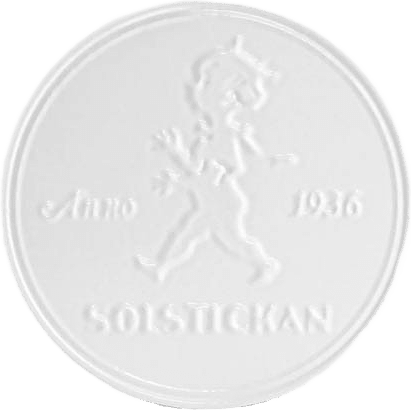 Grytunderlägg gjutjärn, från Solstickan Design, i färgen Vit.