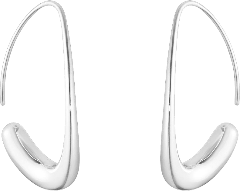 Offspring Open Earhoop 433e, från Georg Jensen, i färgen Sterling Silver.