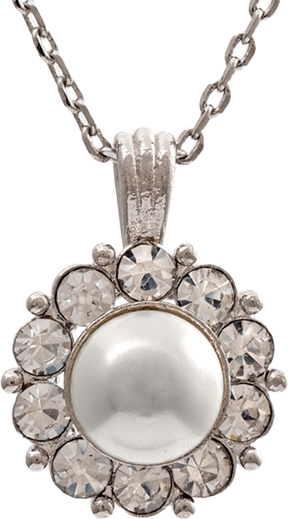 Halsband Sofia pearl, från Lily and Rose, i färgen Creme.