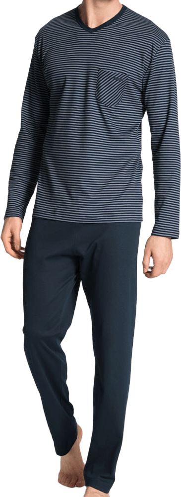 Pyjamas Relax Streamline 41667, från Calida, i färgen Dark Sapphire.