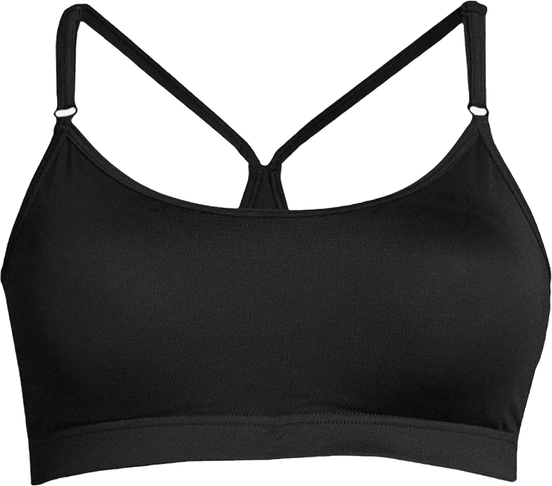 Strappy Sports Bra, från Casall, i färgen Black.