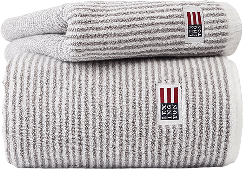 Handduk Original, från Lexington, i färgen White/Gray.