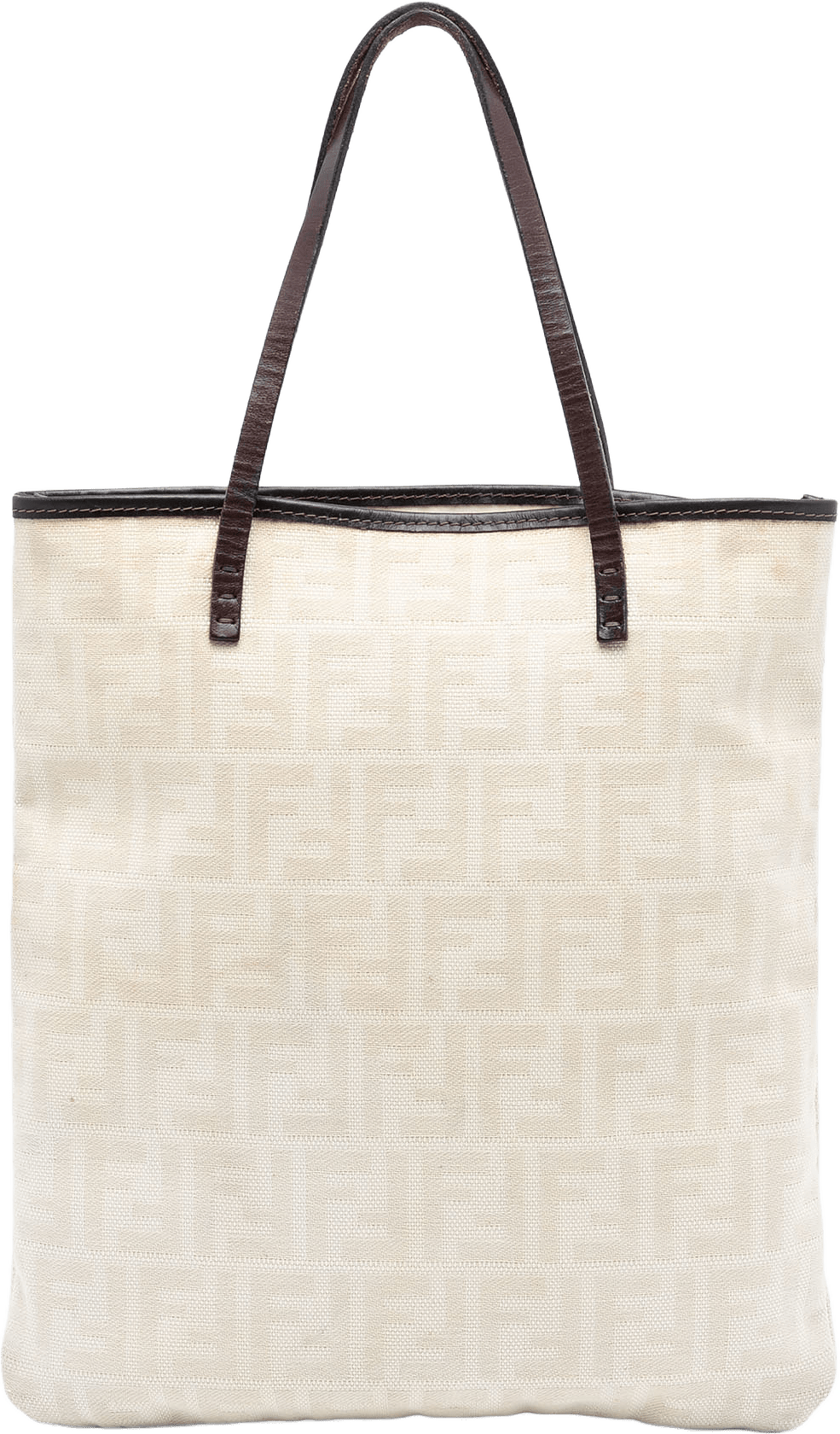 Fendi Zucca Canvas Tote, från Luxclusif, i färgen light beige.