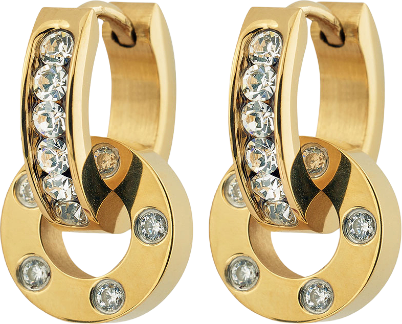 Ida Orbit Earrings, från Edblad, i färgen Gold.