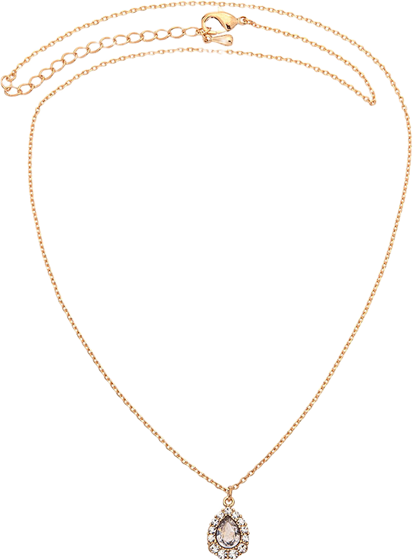 Necklace Amelie Crystal, från Lily and Rose, i färgen Crystal.