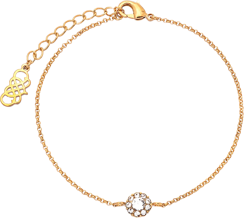 Bracelet Petite Miss Sofia, från Lily and Rose, i färgen Crystal (gold).