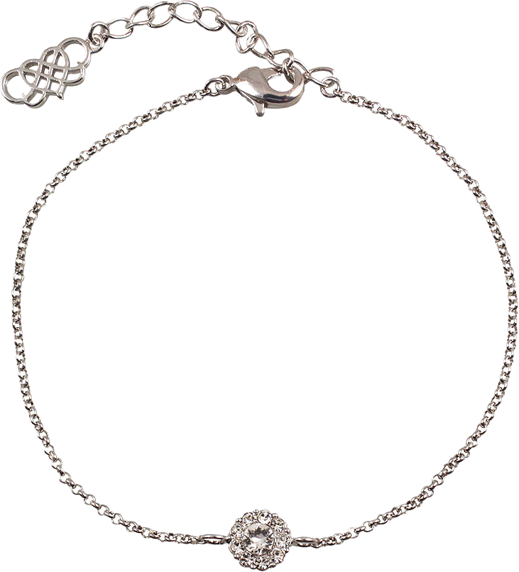 Petite Miss Sofia Bracelet Crystal (Silver), från Lily and Rose, i färgen Crystal (silver).