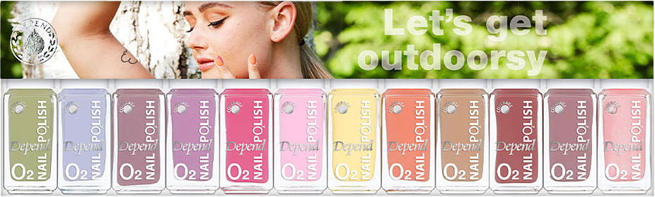 O2 Kollektionsask - Let's Get Outdoorsy, från Depend.