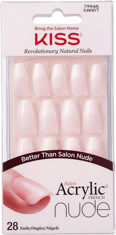 Acrylic Nude Artificial Nail, från Kiss, i färgen Nude.