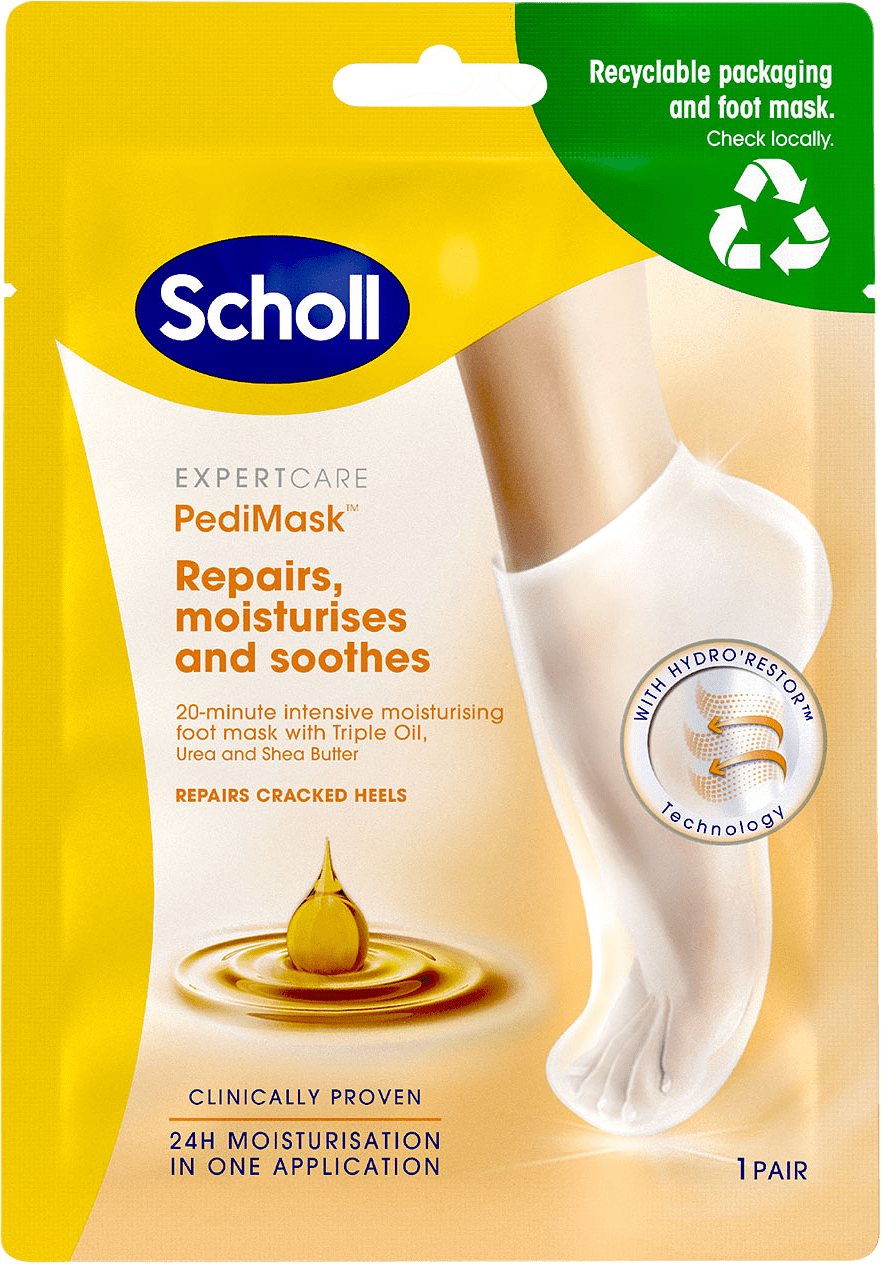 Moisturising PediMask - Triple Oil, från Scholl.