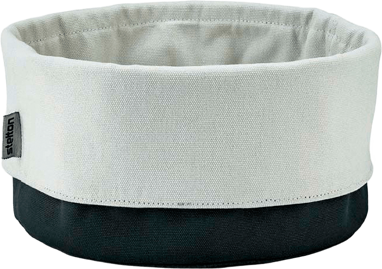 Brödpåse, stor, från Stelton, i färgen Black/Sand.