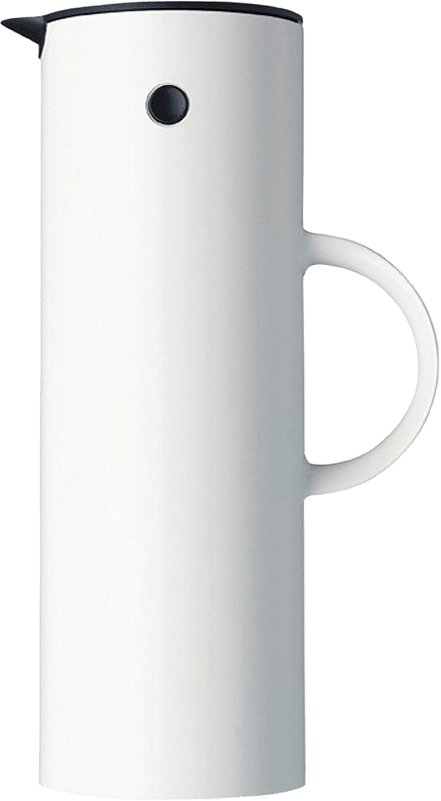 Termoskanna EM77, från Stelton, i färgen White.