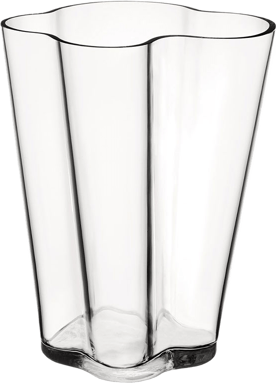 Vas Aalto, från Iittala, i färgen Klar.