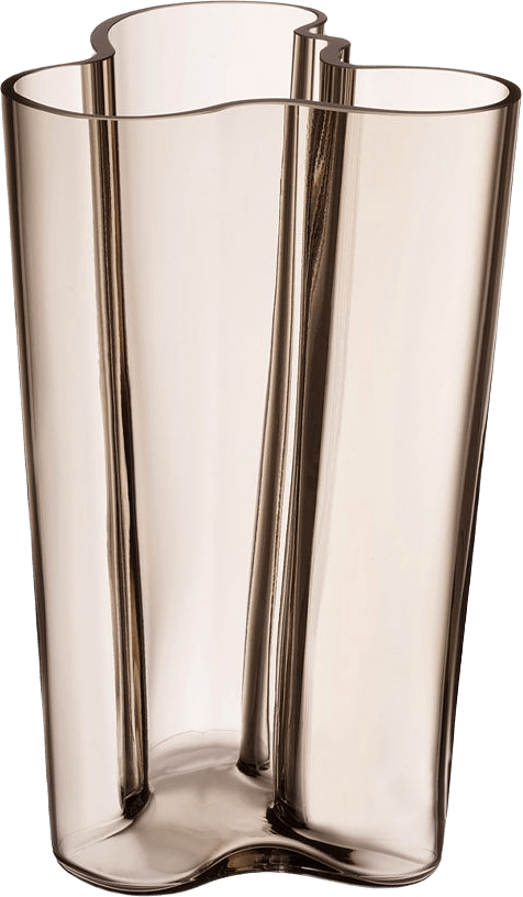 Vas Aalto 25,1 cm, från Iittala, i färgen Linne.