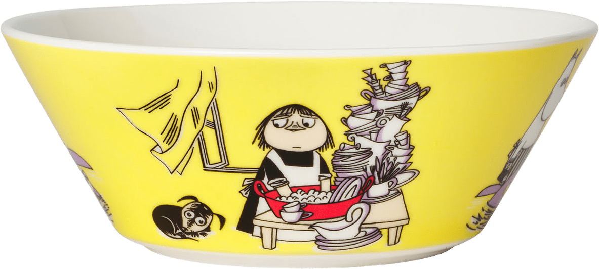 Skål Misan 15 cm, från Arabia, i färgen Gul.