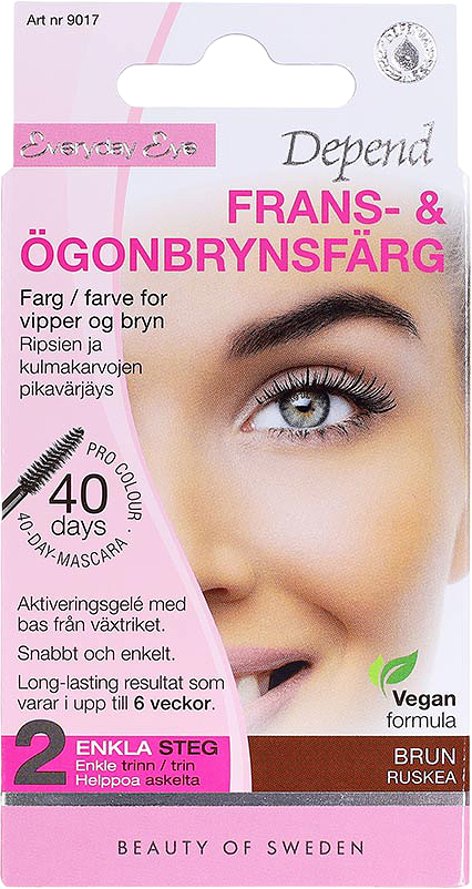 Depend Frans- & Ögonbrynsfärg