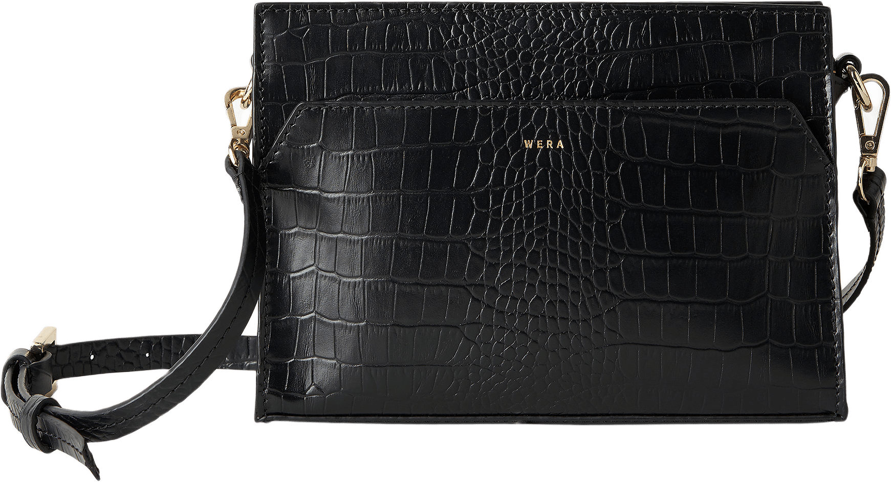 Mindre fodralväska i skinn PINZA