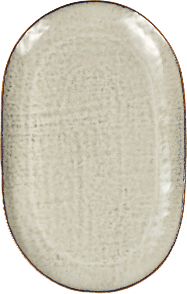Serveringsfat REACTIVE 41x25 cm, från Åhléns Home, i färgen Beige.
