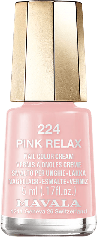 Minilack, från Mavala, i färgen Pink Relax.