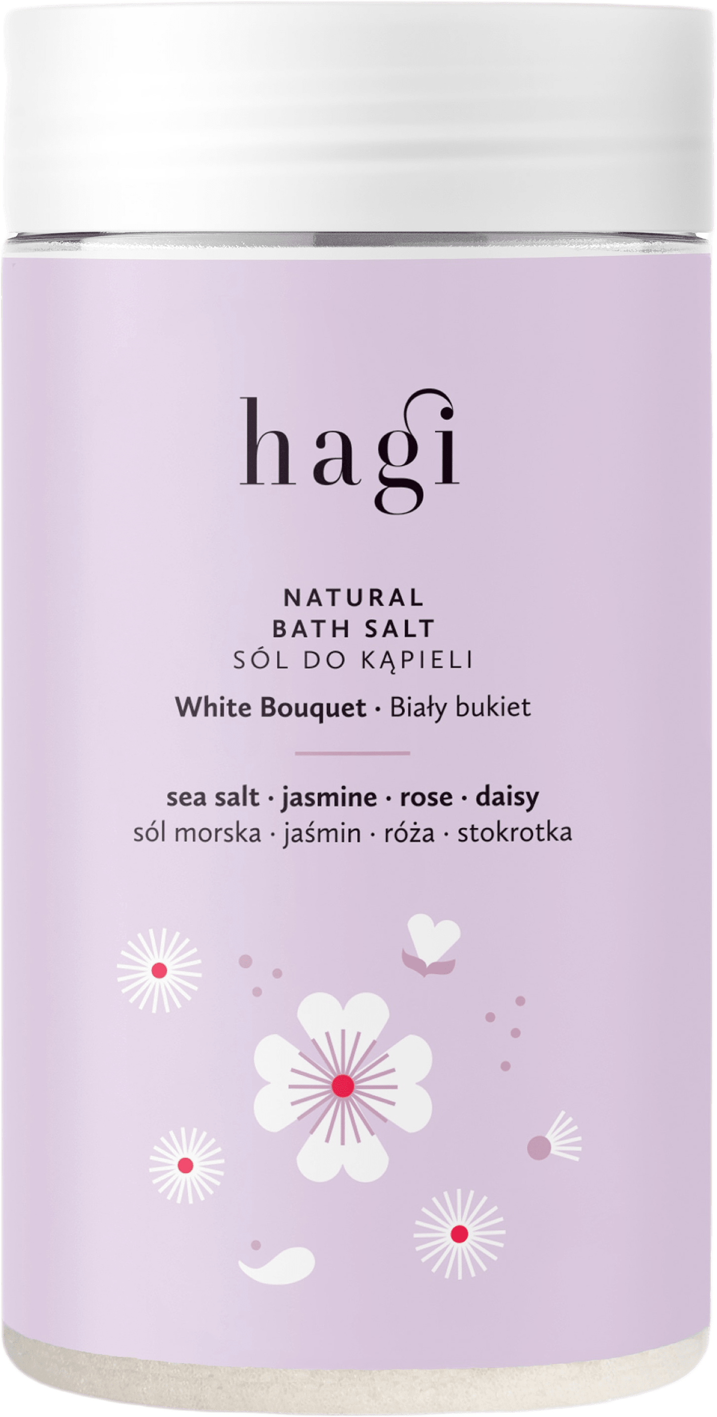 Natural Bath Salt White Bouquet