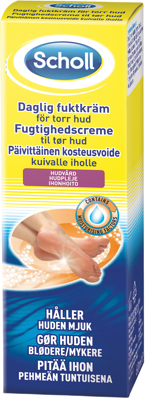 Fuktkräm för torr hud, 75 ml, från Scholl.
