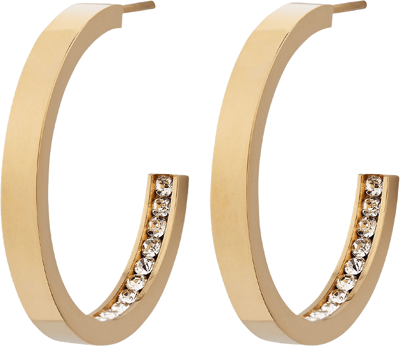 Monaco Earrings Small Gold**, från Edblad, i färgen Gold.
