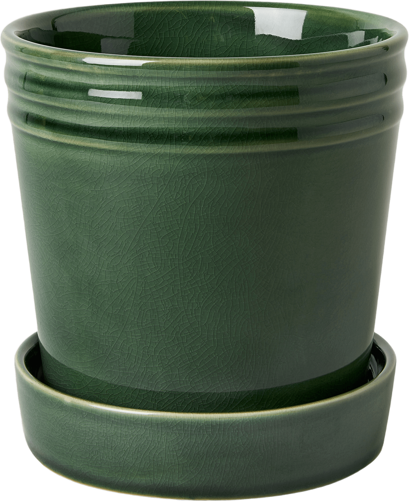 Kruka med fat ALVE 13 cm