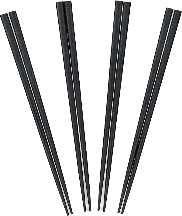 Ätpinnar SENNA SIAMEA, 4-pack, från Åhléns Home, i färgen Black.