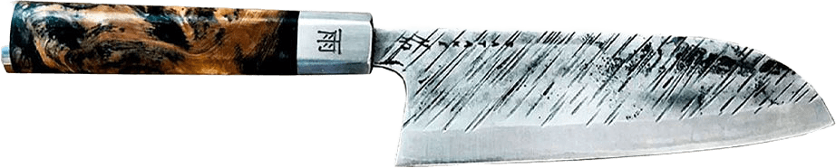 Santoku Ame 18 cm, från Satake, i färgen Trä.