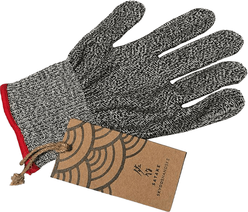 Handske, från Satake, i färgen Vit/Svart/ Röd.