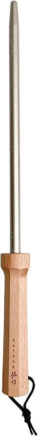 Diamantbryne med trähandtag, 23 cm