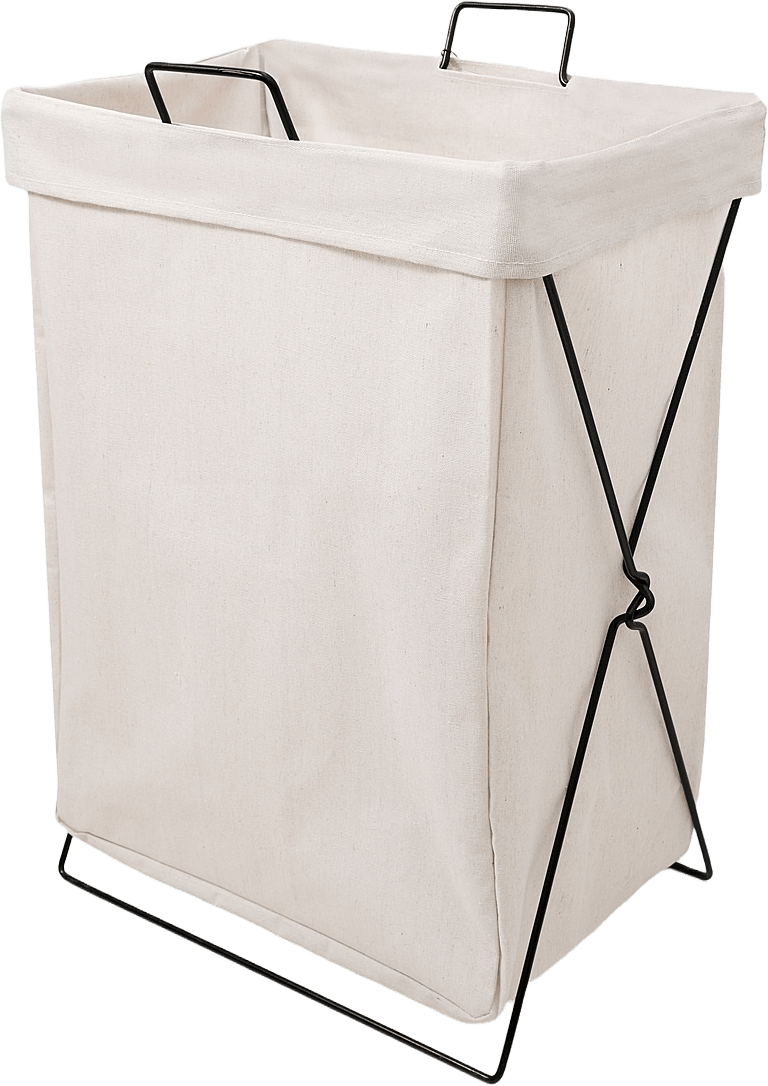 Tvättkorg  SKANÖR, från Åhléns Home, i färgen Beige.