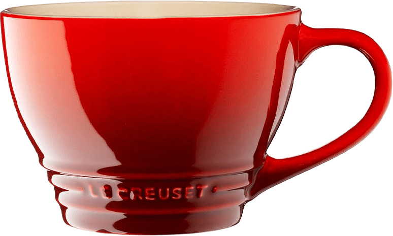 Jumbokopp i stengods 40 cl, från Le Creuset, i färgen Cerise.