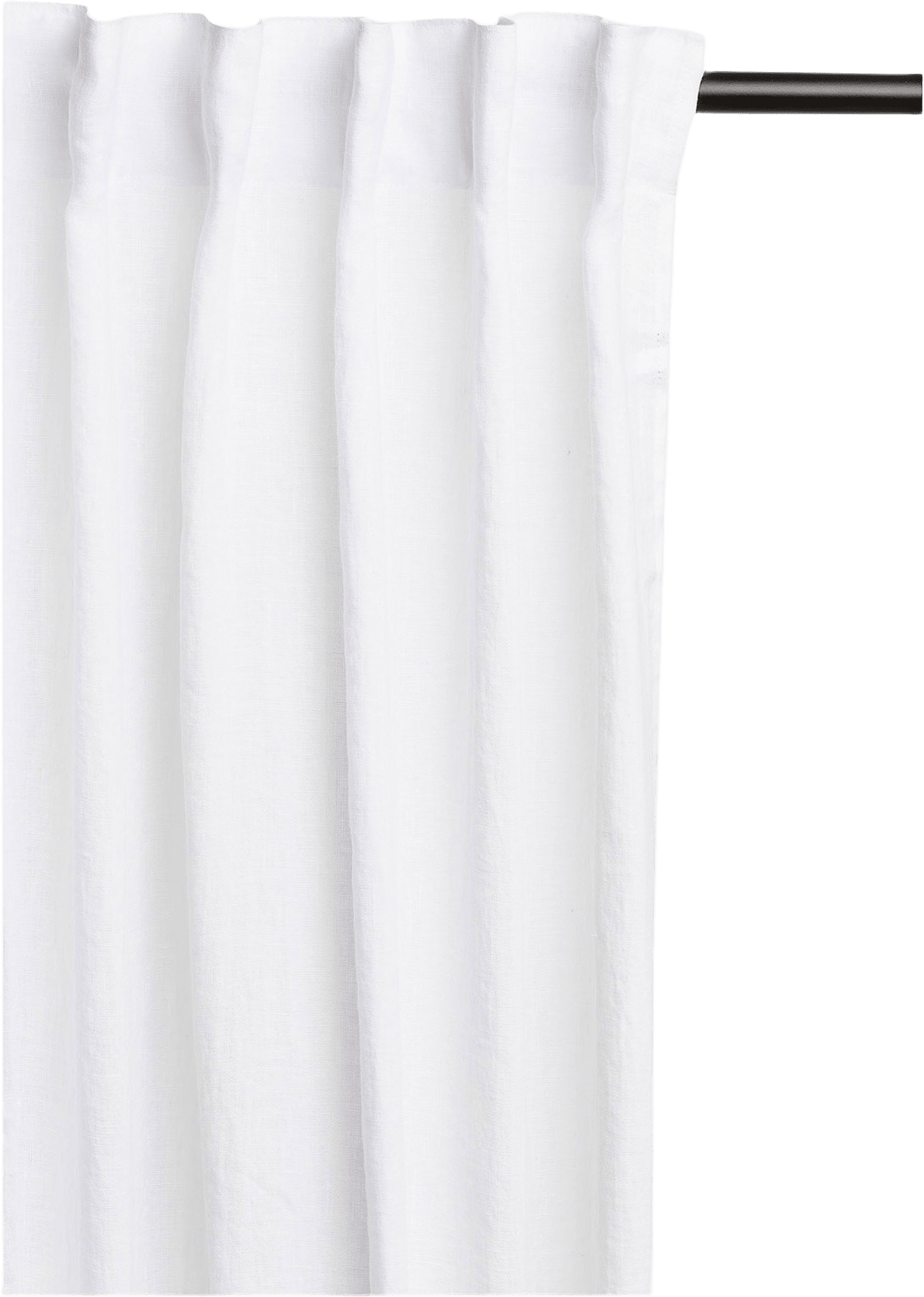 Gardin m. veckband Sunshine 140x250 cm, från Himla, i färgen White.