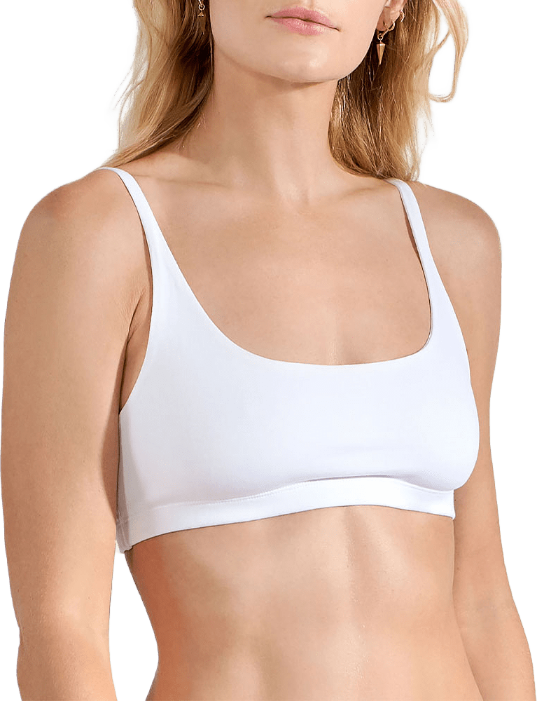 Soft Bra, från Bread & Boxers, i färgen White.