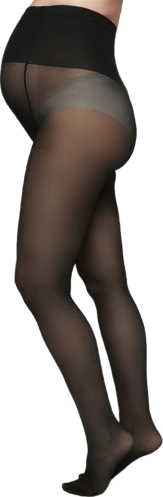 Amanda maternity tights 20 denier, från Swedish Stockings, i färgen Black.