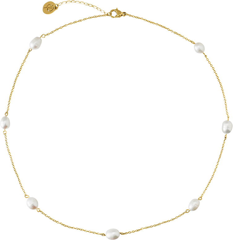 Perla Necklace Multi Gold, från Edblad, i färgen Gold.