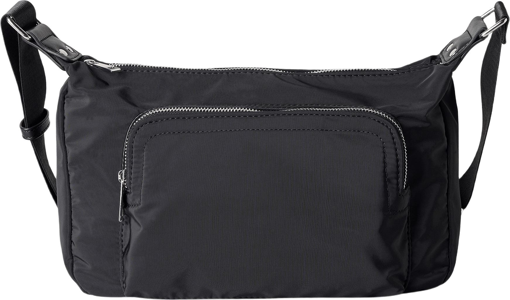 Stor crossbodyväska ALYSSA, från Å WOMAN, i färgen Black.