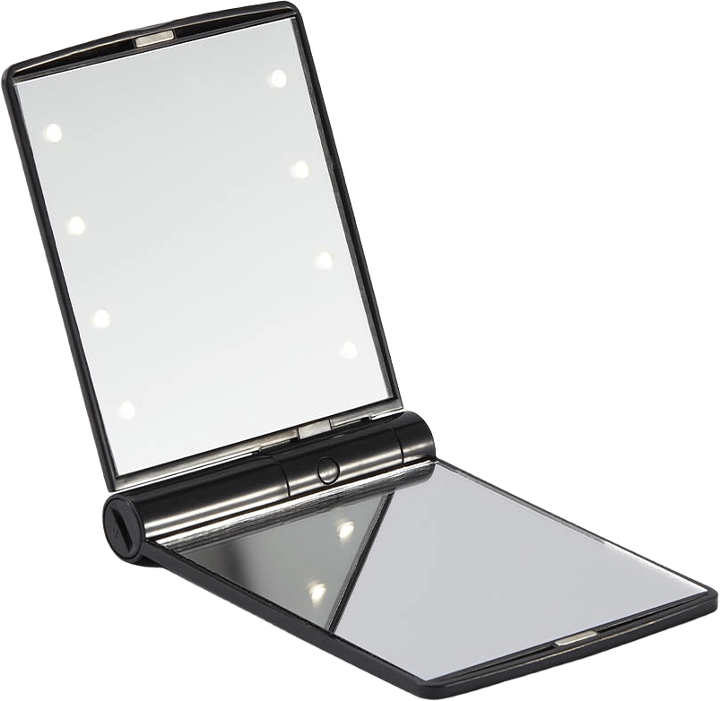 Signature LED Pocket Mirror, från Browgame, i färgen Black.