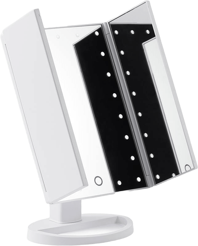 Original Tri Folded Lighted Mirror