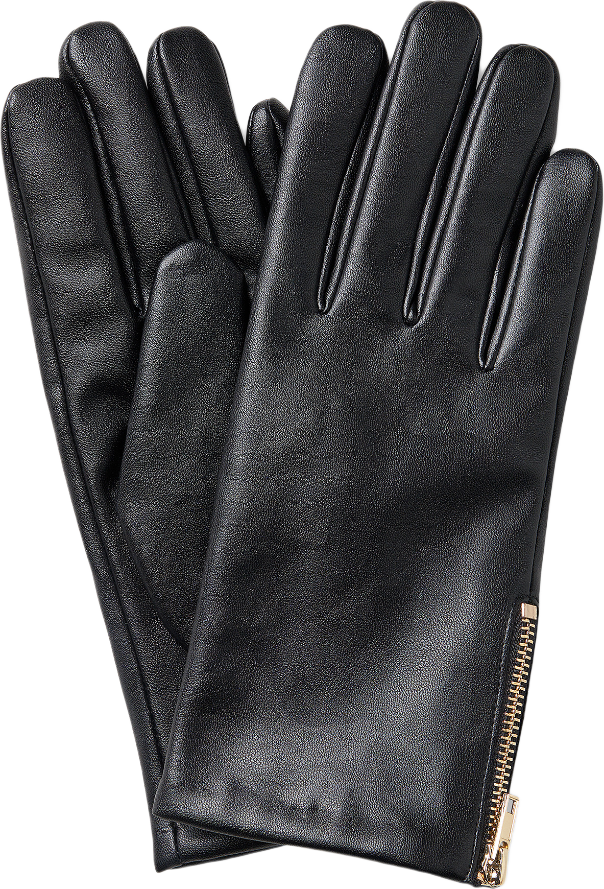 Handskar med dragkedja HARRIETTE, från Å WOMAN, i färgen Black.