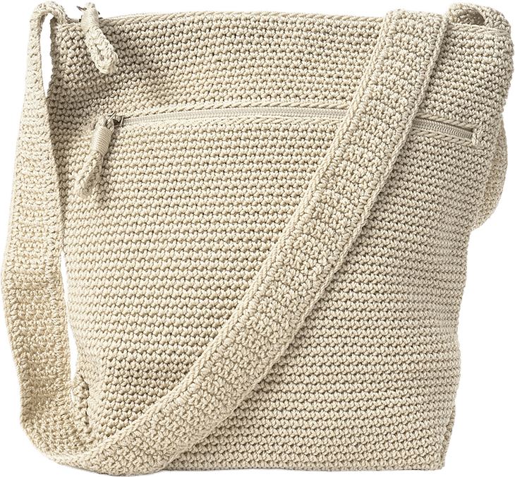 Crossbody Bag Crochet, från Ceannis, i färgen Seashell.