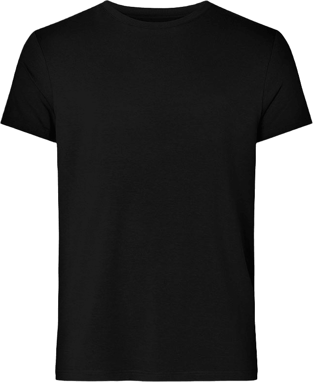 T-shirt Bamboo, från Resteröds, i färgen Pitch Black.