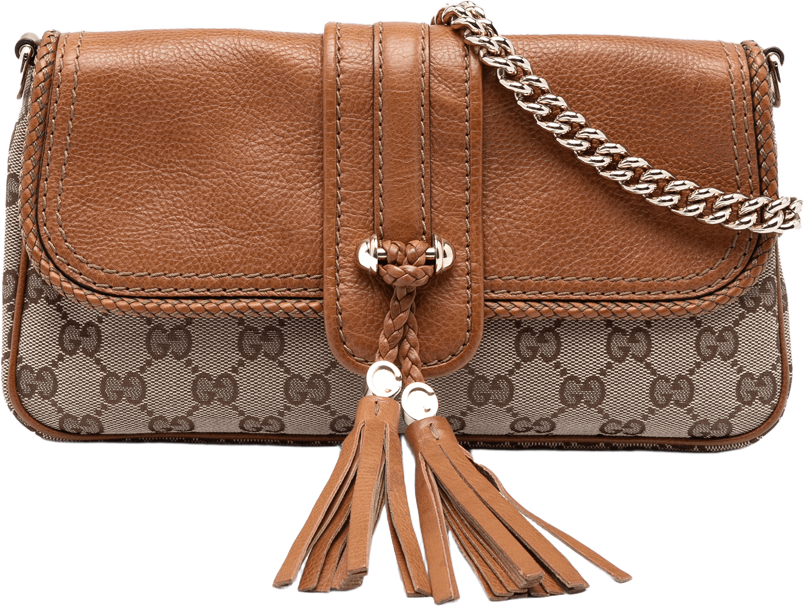 Gucci Gg Canvas Marrakech Shoulder Bag, från Luxclusif, i färgen beige.