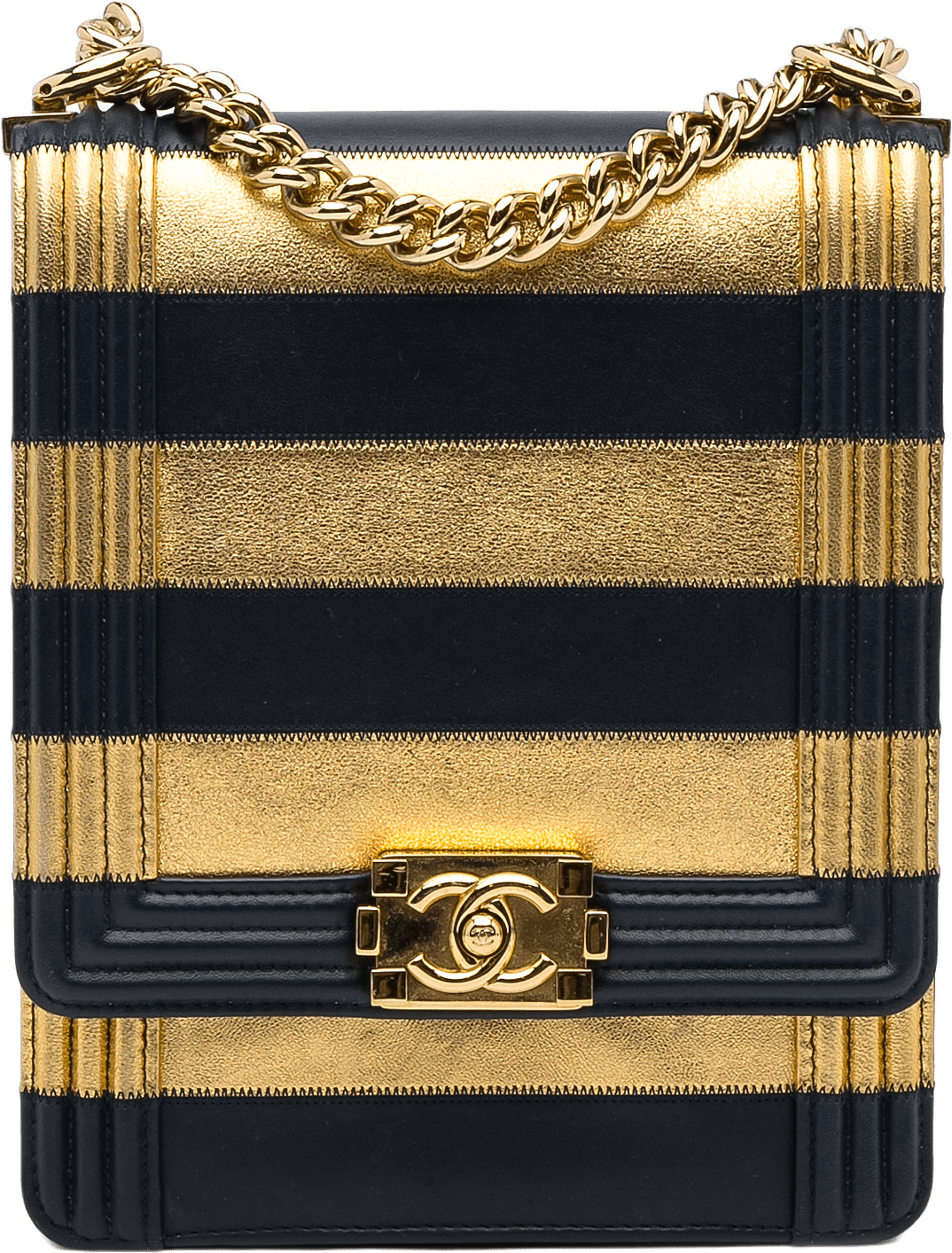 Chanel Paris-new York North South Boy Flap
